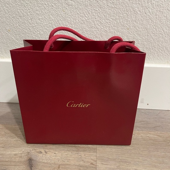 Cartier Red Gift Bag and Box Set - Picture 4 of 6
